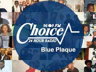 Choice FM Blue Plaque